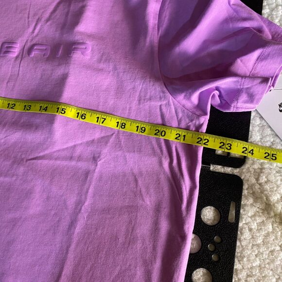 Nike Air Women’s Purple Graphic Tee | Lightweight Crewneck T-Shirt | Size L - Picture 6 of 7